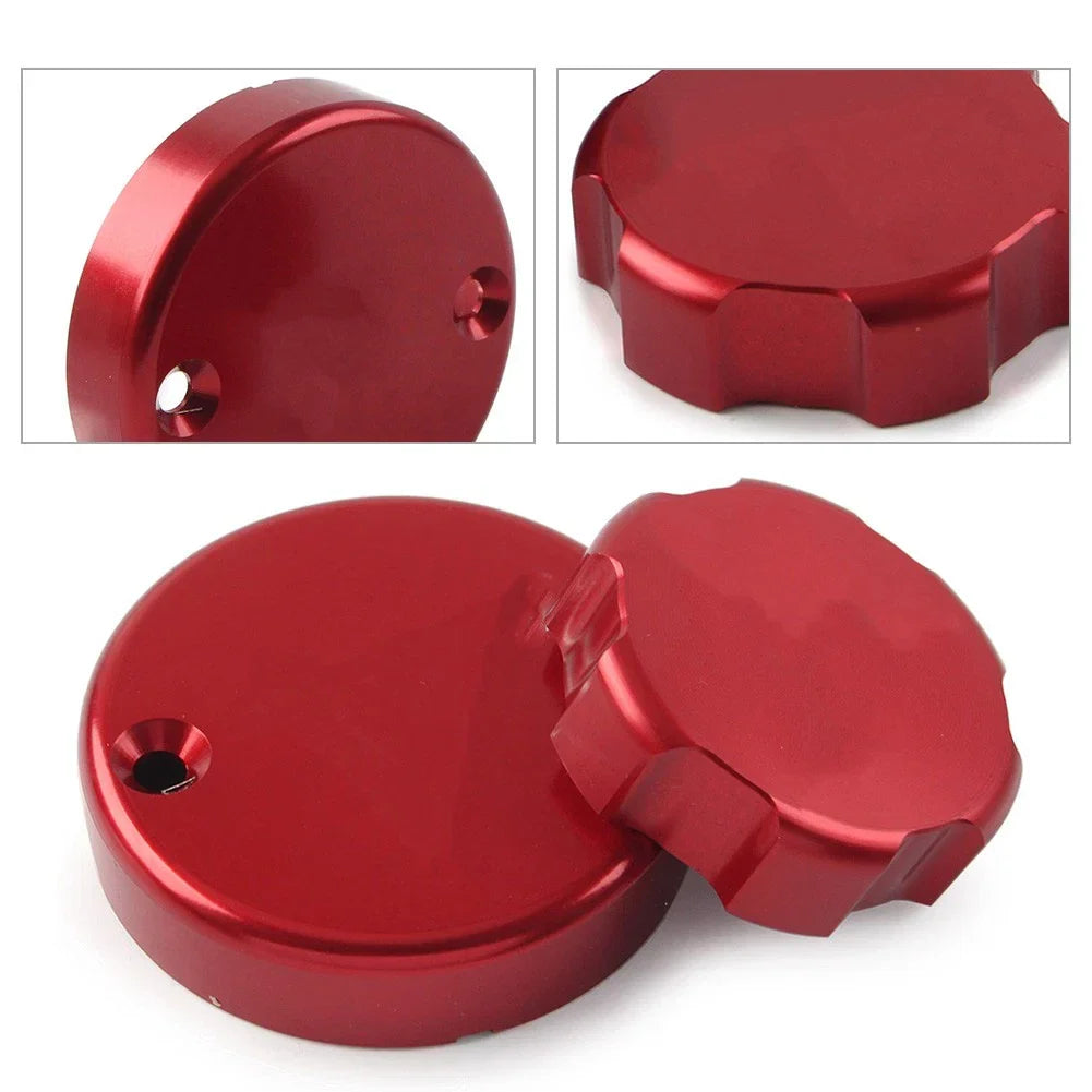 Ducati 848 1098 Front Brake Clutch Reservoir Cover Oil Pump Caps (2008-2012)