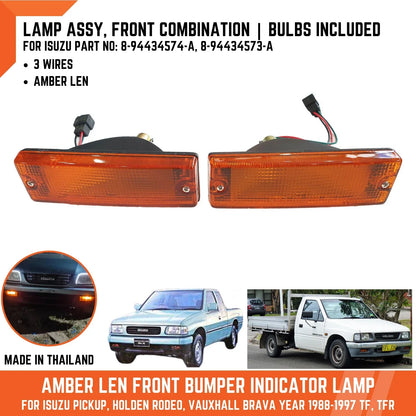 Amber Front Turn Signal Light for Holden Rodeo (88-97)