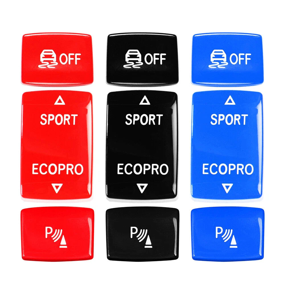3 Pcs Gear Shift Button Trim for BMW F20 F21 F22 F23 F30 F31 F34 F32 F33 F36