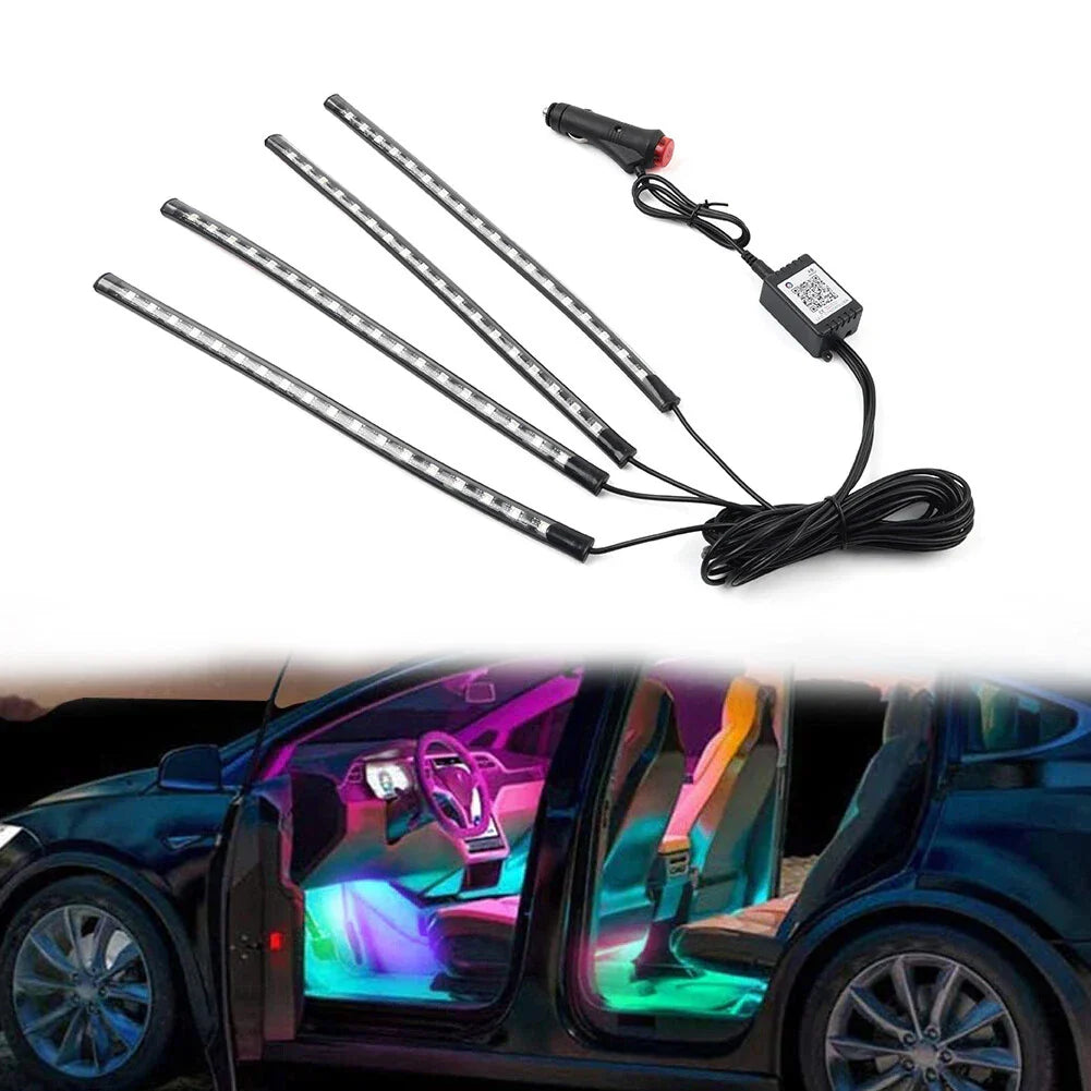 RGB Music Voice Control Floor Atmosphere Light Lamp 12V
