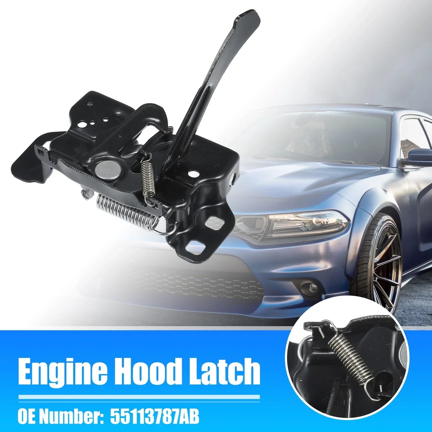 Hood Lock Latch Assembly for Chrysler 300 (2011-2021)