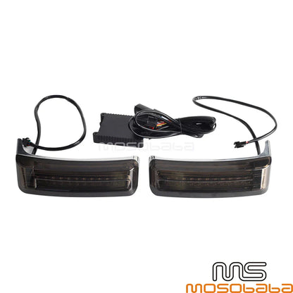LED Saddlebag Running Brake Turn Signal Lights for Harley Touring FLTRXST (14-Up)