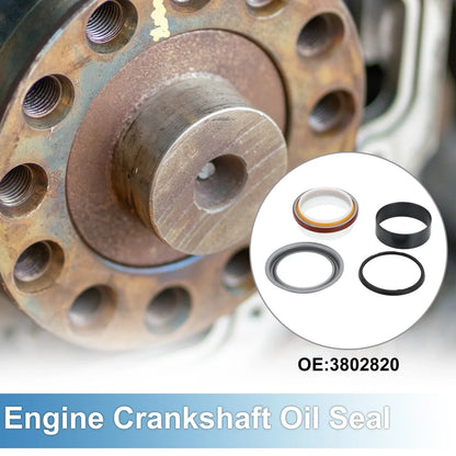 Crankshaft Oil Seal Wear Sleeve Kit for Dodge Ram 5.9L 6.7L 1500 2500 (2002-2023)