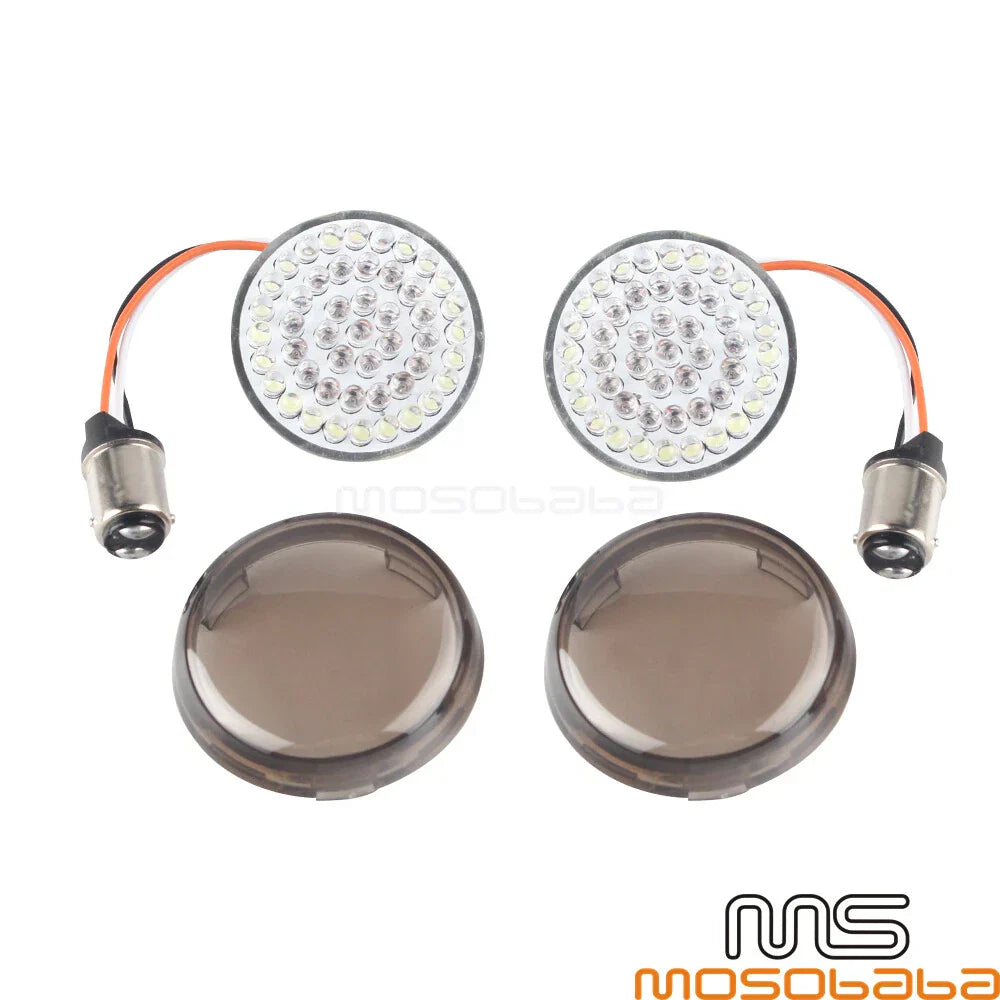 1157 Socket LED Turn Signal Lights for Harley Softail, Dyna, Sportster