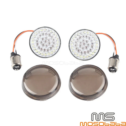 1157 Socket LED Turn Signal Lights for Harley Softail, Dyna, Sportster