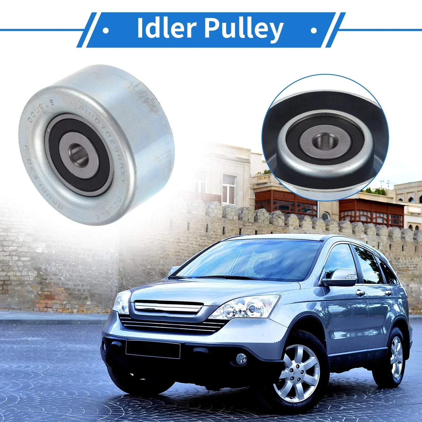 Drive Belt Idler Pulley for Toyota 4Runner (2003-2009) - 1 x Quality Replacement