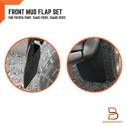 Front Rubber Mud Flap Splash Guard for Toyota Hilux 2WD (1988-1996)