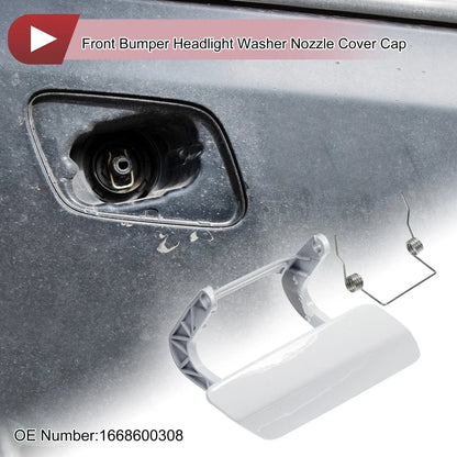 Front Right Washer Nozzle Cover for Mercedes-Benz GL350 (2013-2016) White