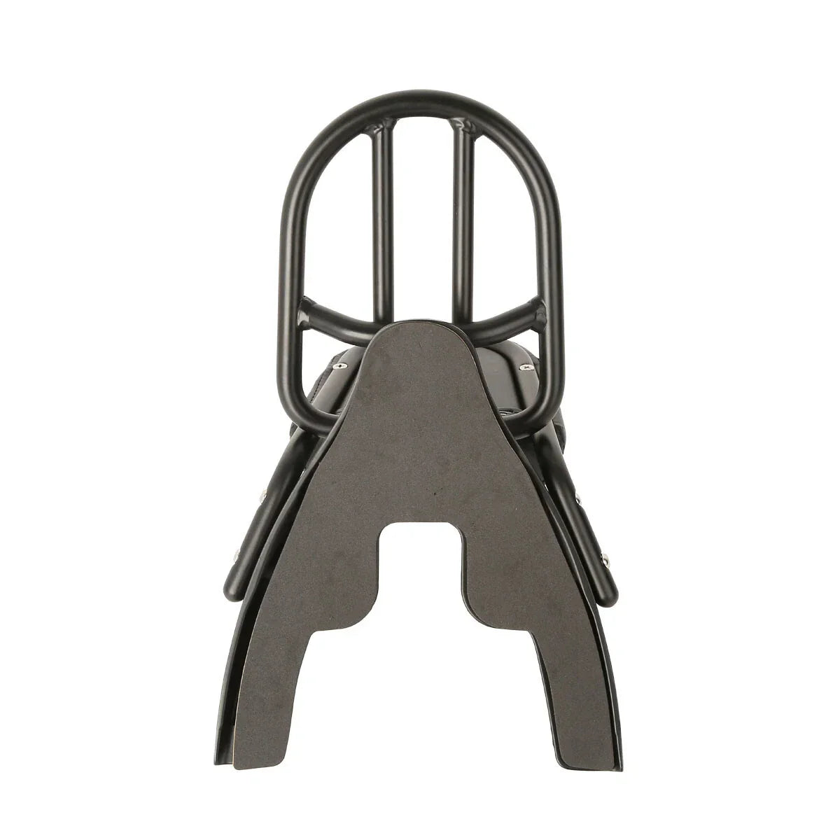 Black Backrest Sissy Bar w/ Rack for Harley V-Rod VRSCA (2002-2006)