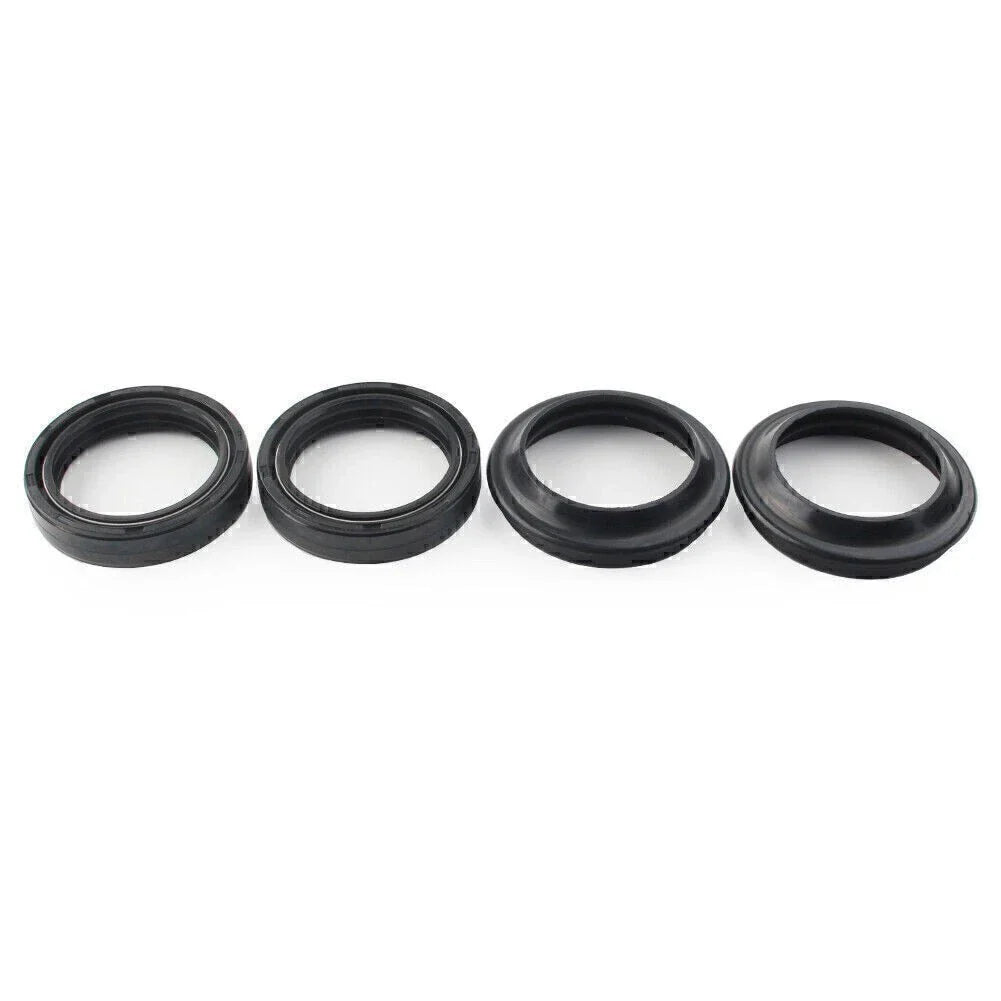 4 x Black Oil Seals Dust Seals for Front Fork Damper Shock Absorber (50-63)