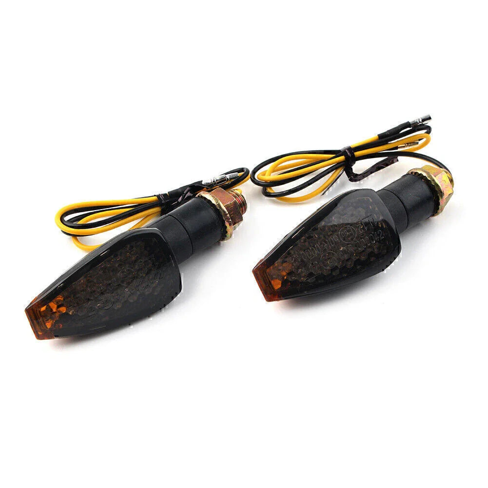 LED Motorcycle Turn Signal Indicators Blinkers Lights for Mini 14