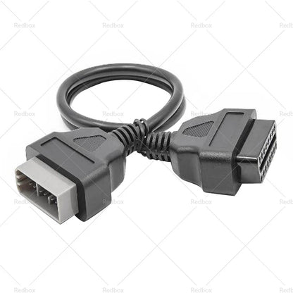 14 Pin OBD1 to 16 Pin OBD2 Diagnostic Connector Adapter for Nissan