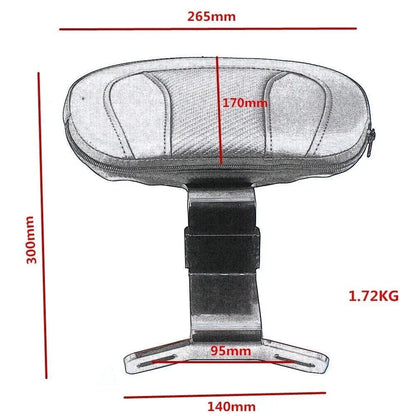 Front Driver Backrest Pad for Harley Touring FLHR CVO (2009-2020)