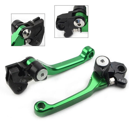 Green Brake Clutch Levers for Suzuki RMZ450 (2005-2022)