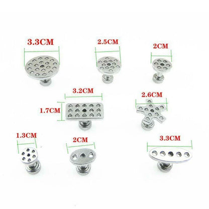 8 x Aluminum Puller Tabs Cold Glue Paintless Tool