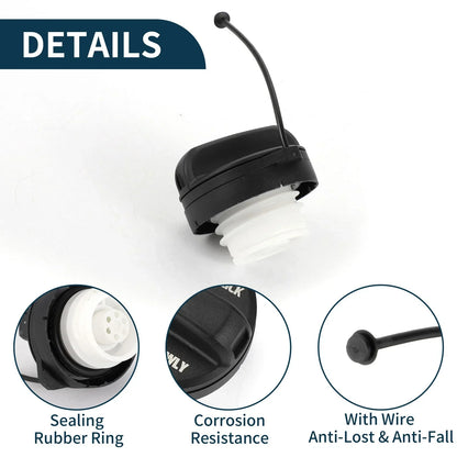 Gas Fuel Filler Cap for Honda Odyssey (2011-2017) - Black & White