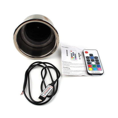 Stainless Steel LED RGB Drink Cup Holder for Marine RV Truck