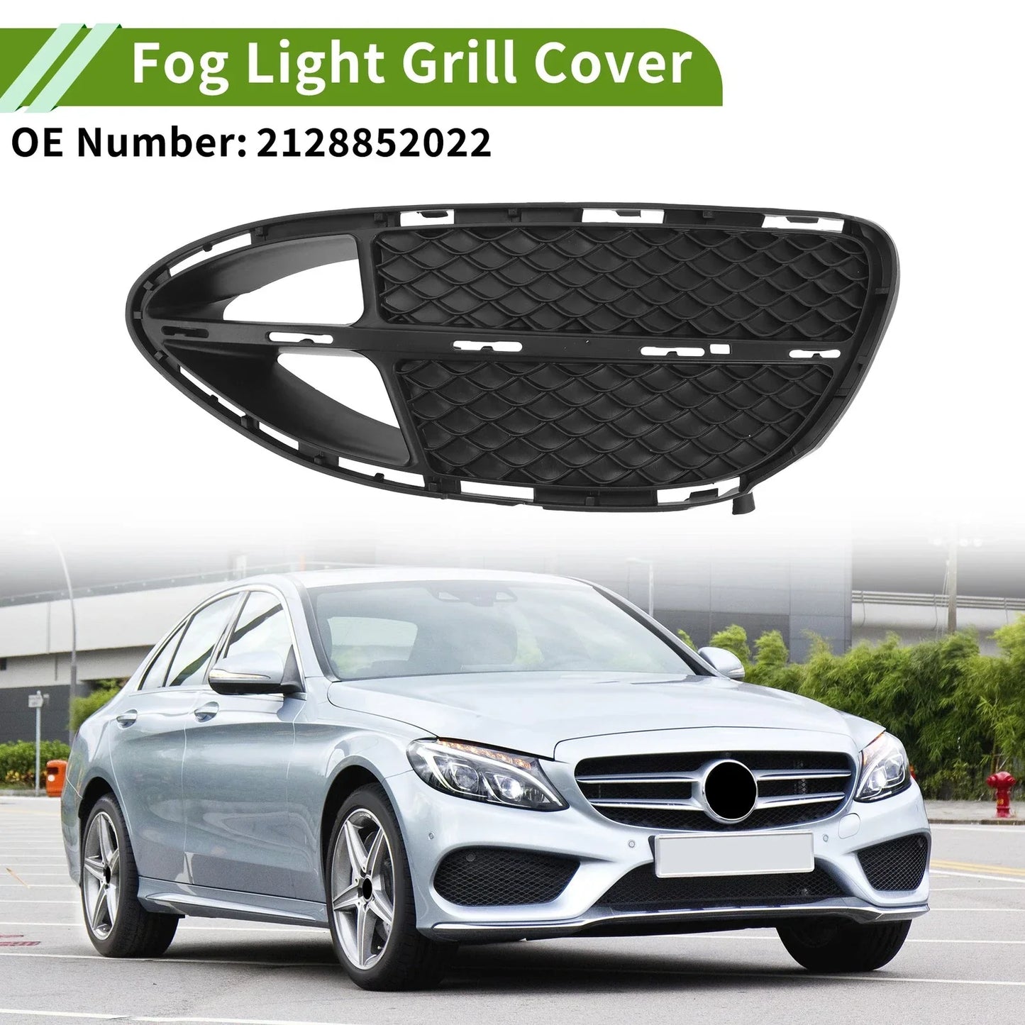 Front Right Fog Light Grill for Mercedes Benz W212 (2014-2016)