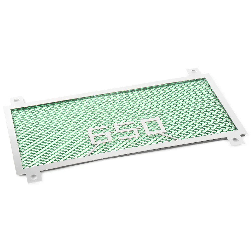 Radiator Oil Cooler Guard Green for Kawasaki Ninja 650 Z650 (2017-2020)