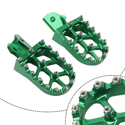 Green Foot Pegs for Sur Ron S/X, Honda CRF 150F 230F (2003-2019)
