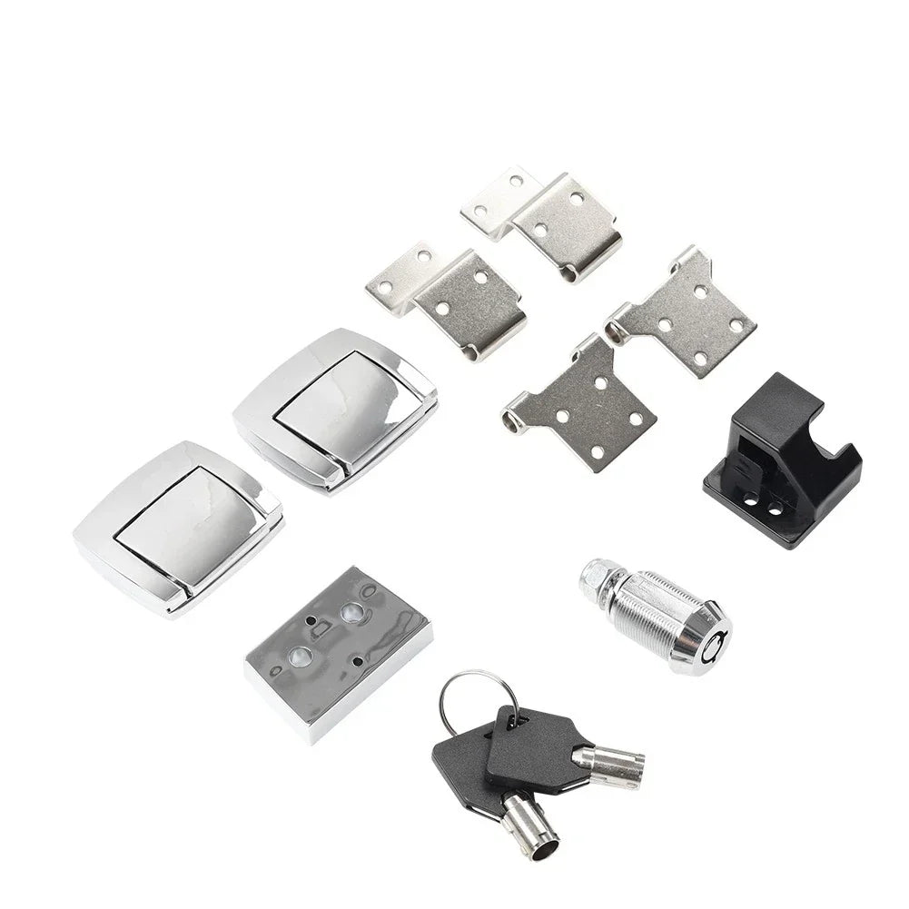 Tour Trunk Latches & Hinges Lock for Harley Touring Electra Glide (1988-2013)