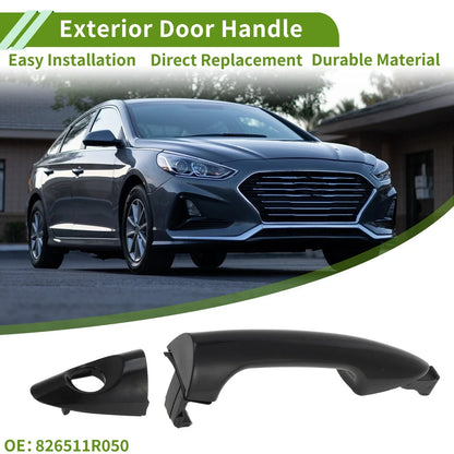 Exterior Door Handle for Hyundai Accent 2012-2017 Black Front Left