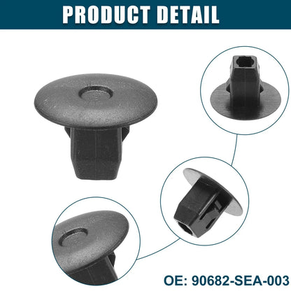 Fender Liner Clips for Honda Accord (30 Pcs) Black