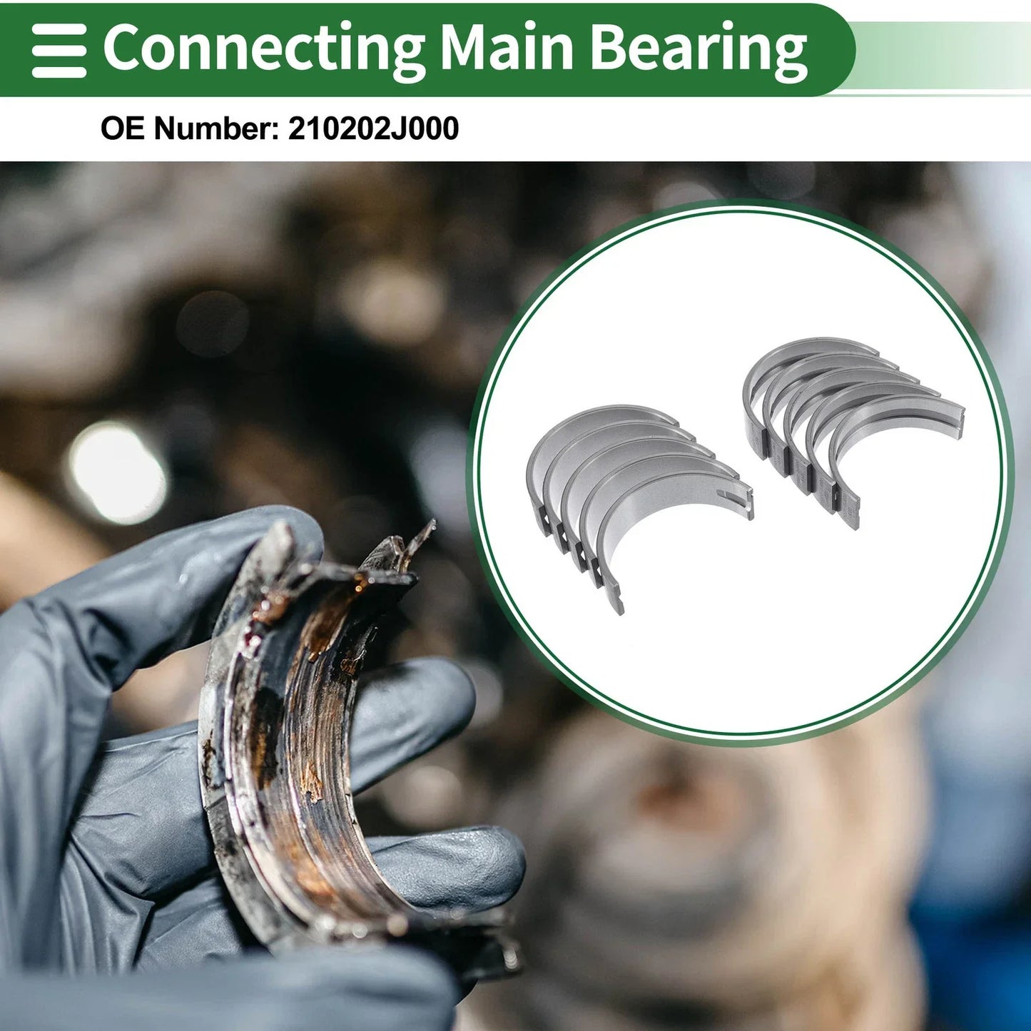 Main Bearing Set for Hyundai Elantra (2021-2023)
