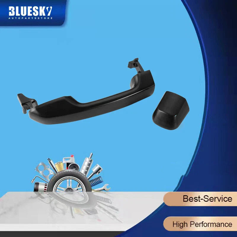 Black Rear Outer Door Handle for Toyota Prado J150 (2009-2020)