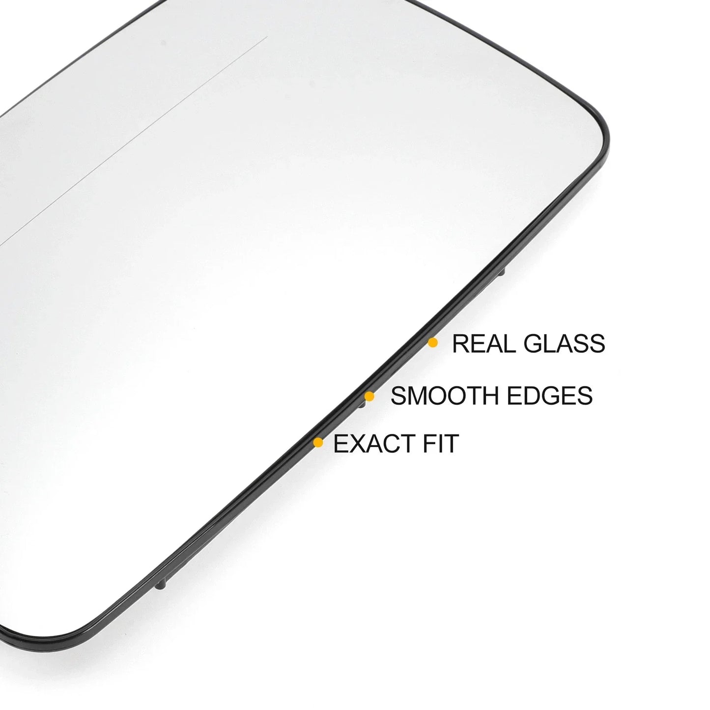 Left Upper White Mirror Glass with Back Heated for Mercedes Sprinter (1995-2006)