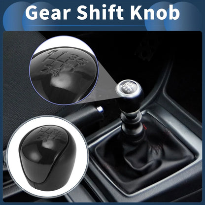 5 Speed Gear Shift Knob for Hyundai Elantra (2008-2009) - Plastic Faux Leather