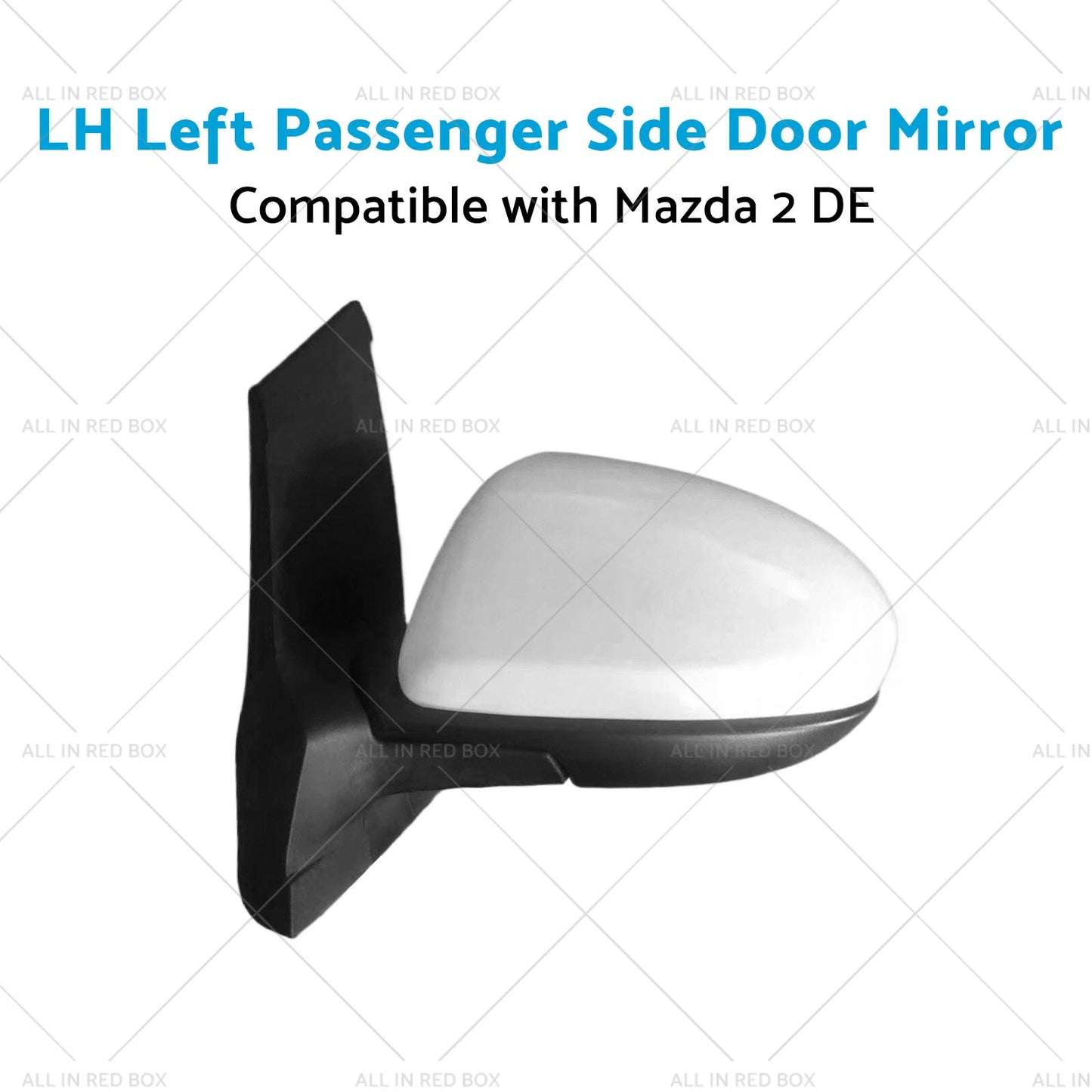 Left Passenger Side Door Mirror LH for Mazda 2 (2006-2014)