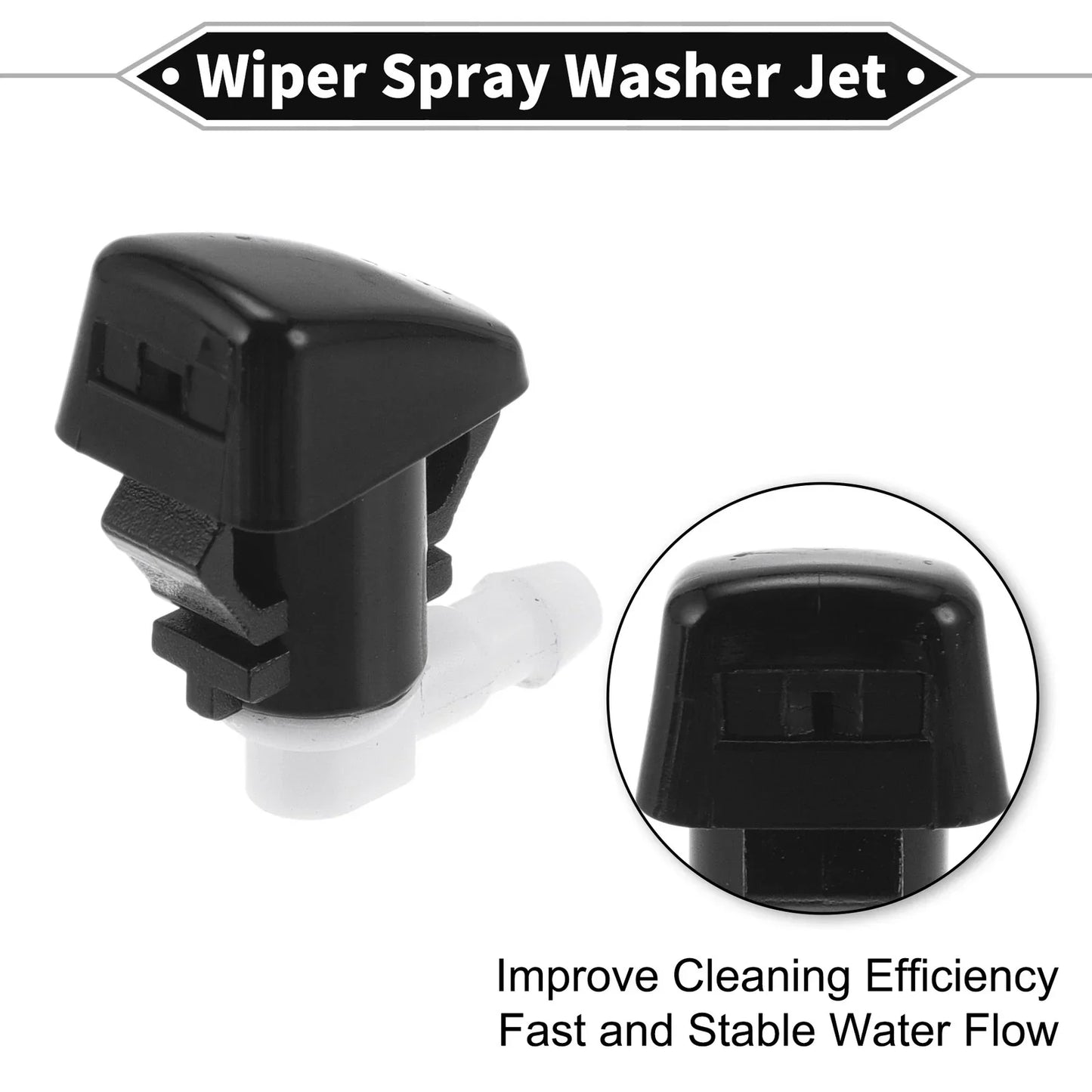 2 x Front Windshield Washer Nozzles for Jeep Grand Cherokee WK2 (2011-2021)