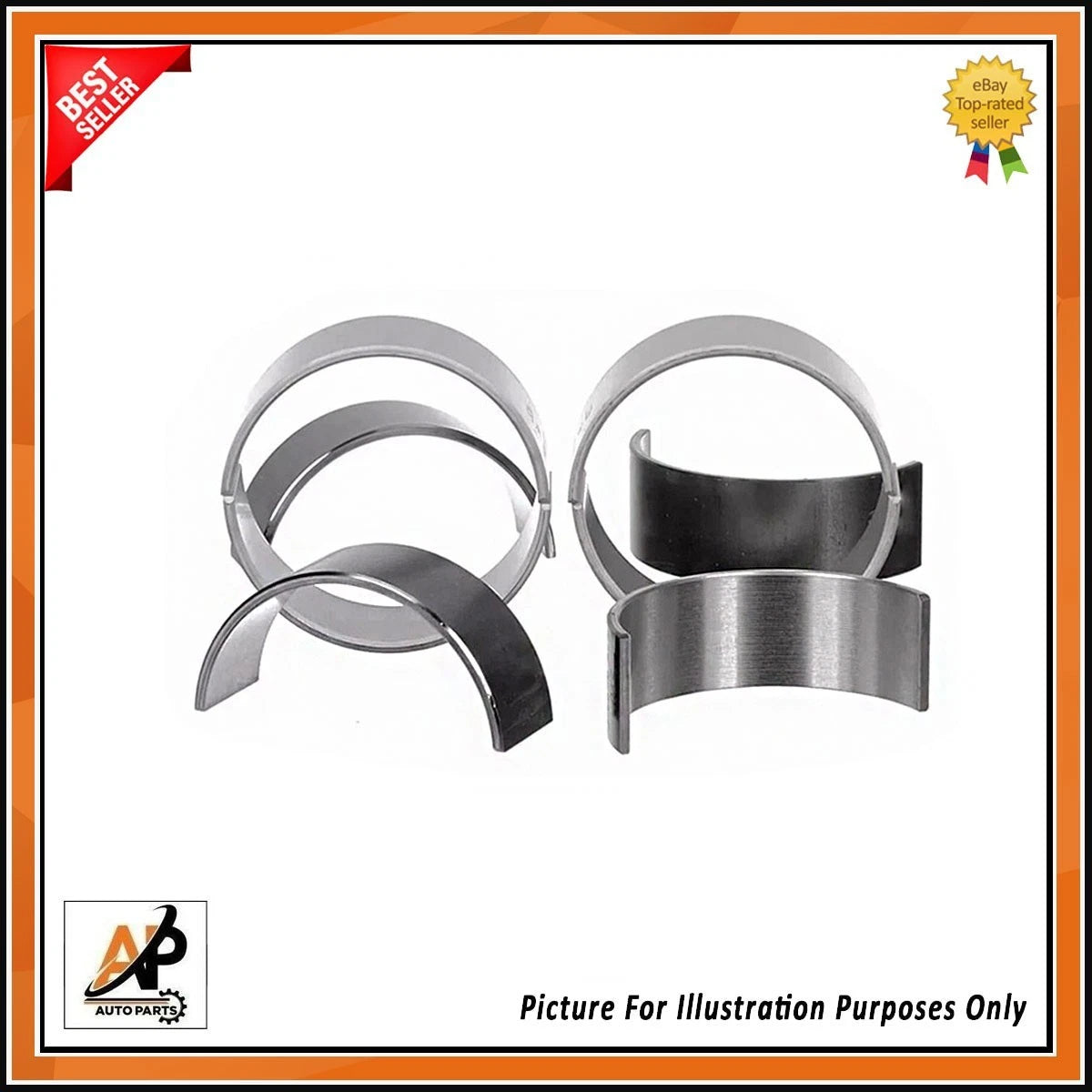 Big End Conrod Bearings Set 0.50 for Jaguar E-Pace 2.0 Diesel (2018–2019)