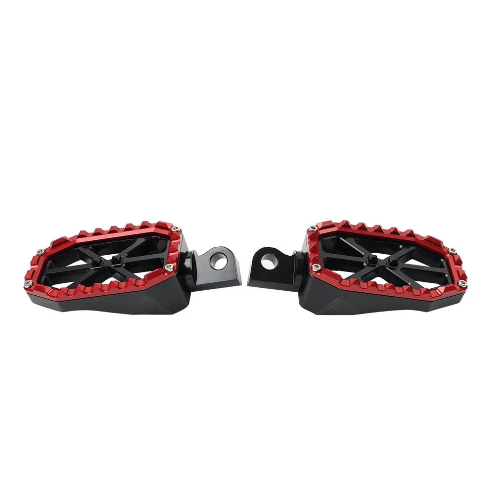 Rear Foot Pegs for Harley Electra Glide Classic Black/Red