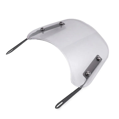 5-7'' Round Headlight Windscreen for Universal Fit Motor Clear