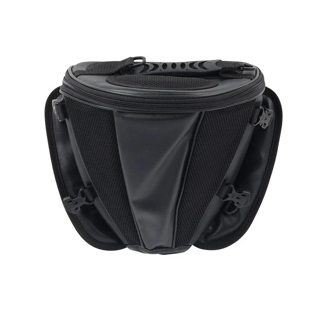 Universal Motorcycle Back Seat Carry Bag Luggage - Black