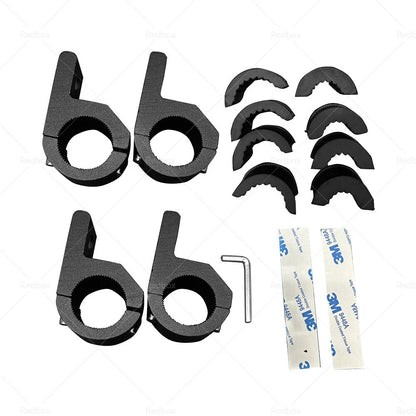 4 x 19-32mm Bullbar Pipe Mount Bracket Clamps for Work Light Bar
