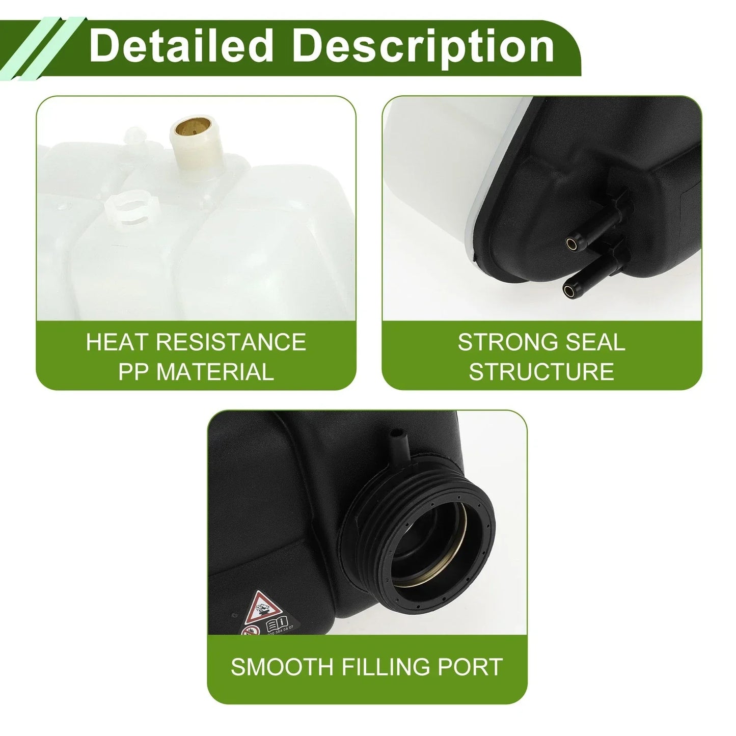 Coolant Expansion Recovery Overflow Tank for Mercedes-Benz CL500 (2003-2006)