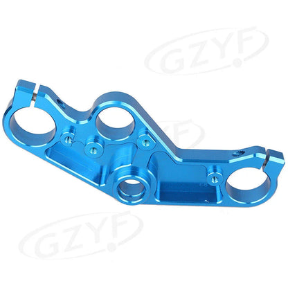 Triple Tree Front End Upper Top Clamp for Yamaha YZF R3 R25 (2014-2016) Blue