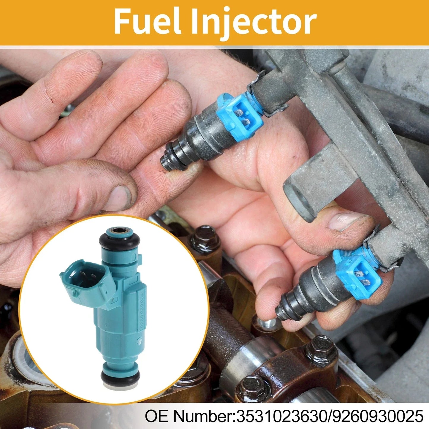 Fuel Injector for Hyundai Tiburon 2003-2008 - 1 x Fuel Nozzle