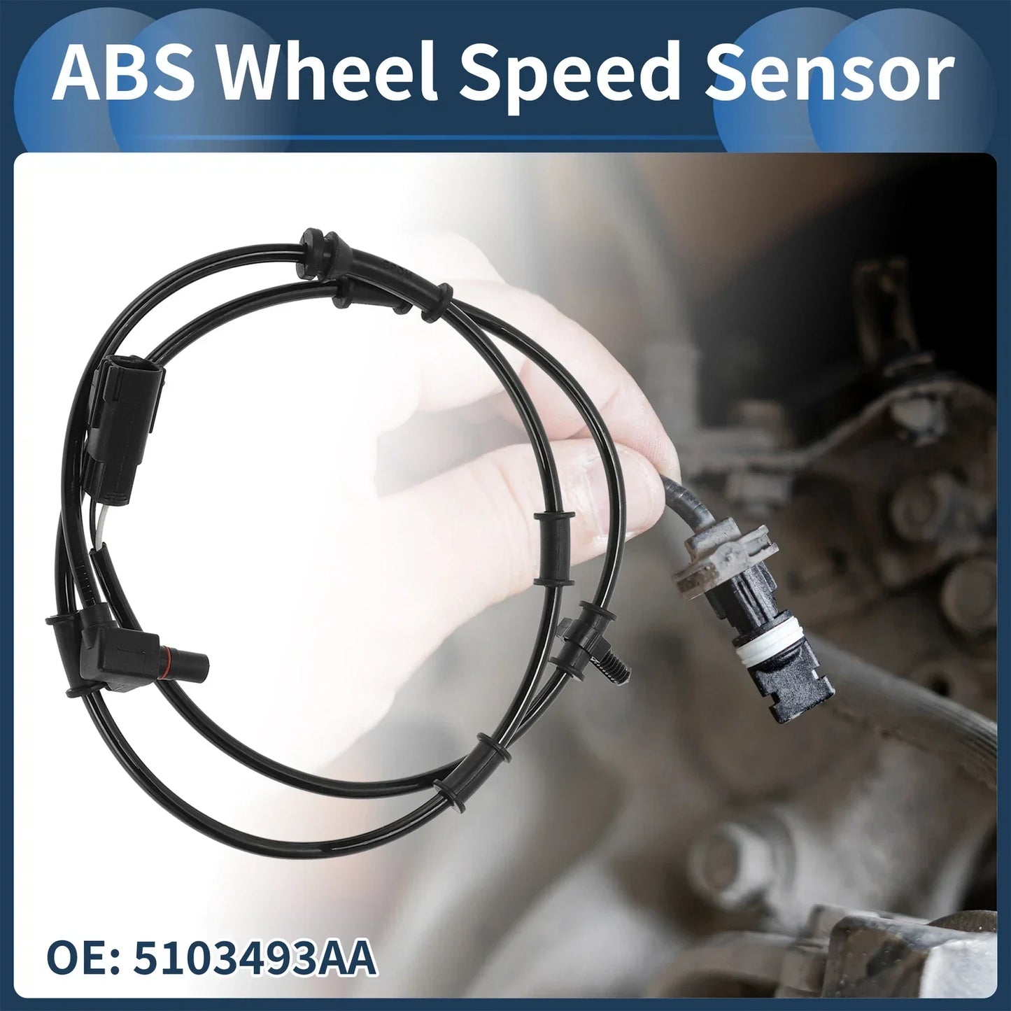 ABS Wheel Speed Sensor for Dodge Ram 3500 (2010-2018)