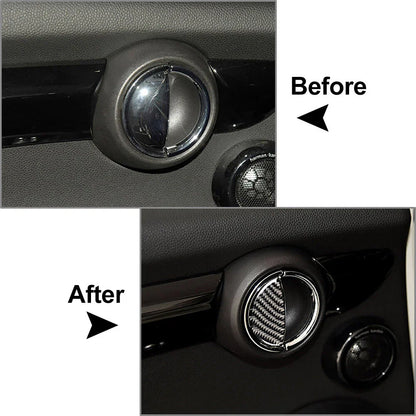 Carbon Fiber Door Handle Covers for BMW Mini Cooper R55 R56 R60 F55 (2003-2018)