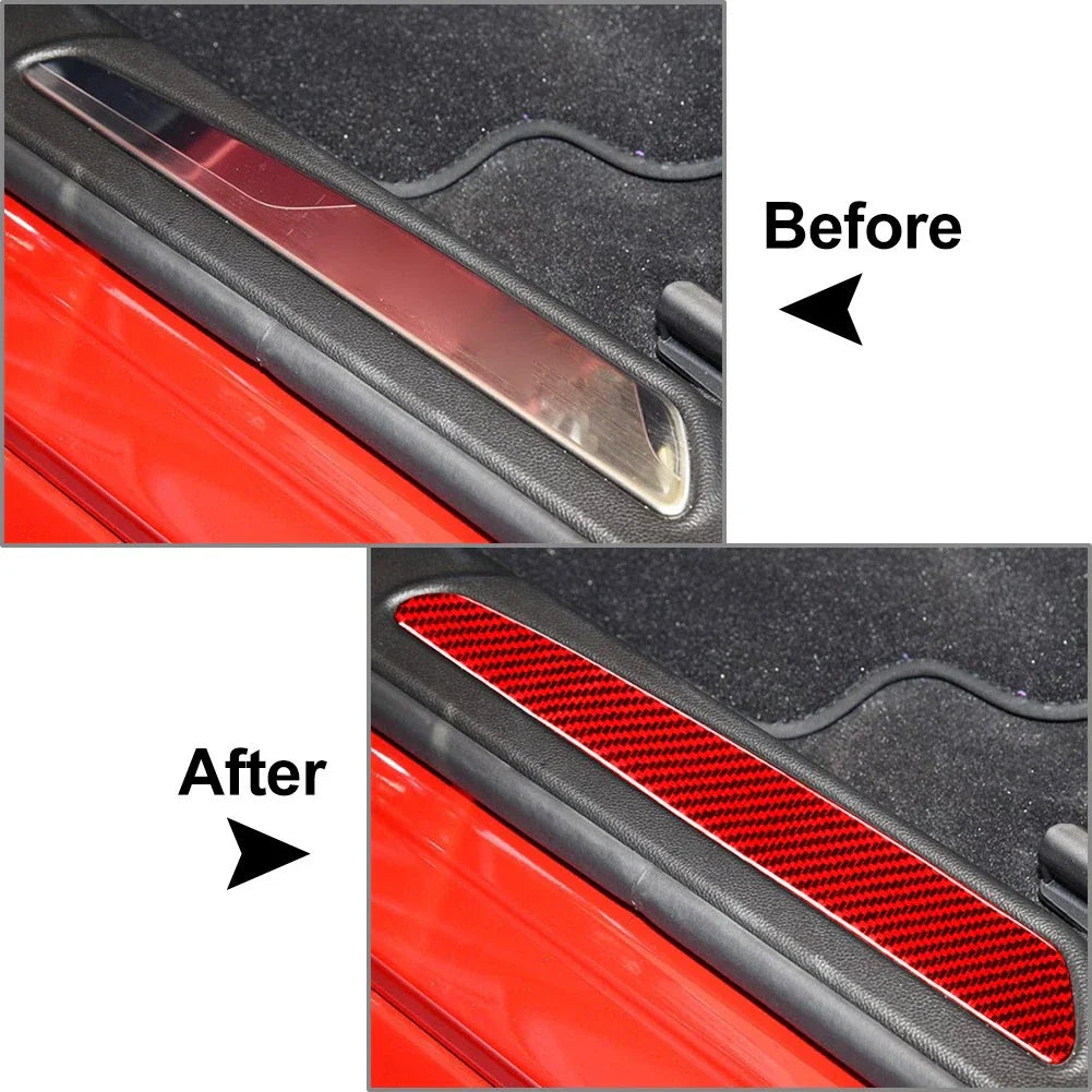 Door Sill Scuff Guard Cover Trim for Alfa Romeo Giulia (2015-2019)