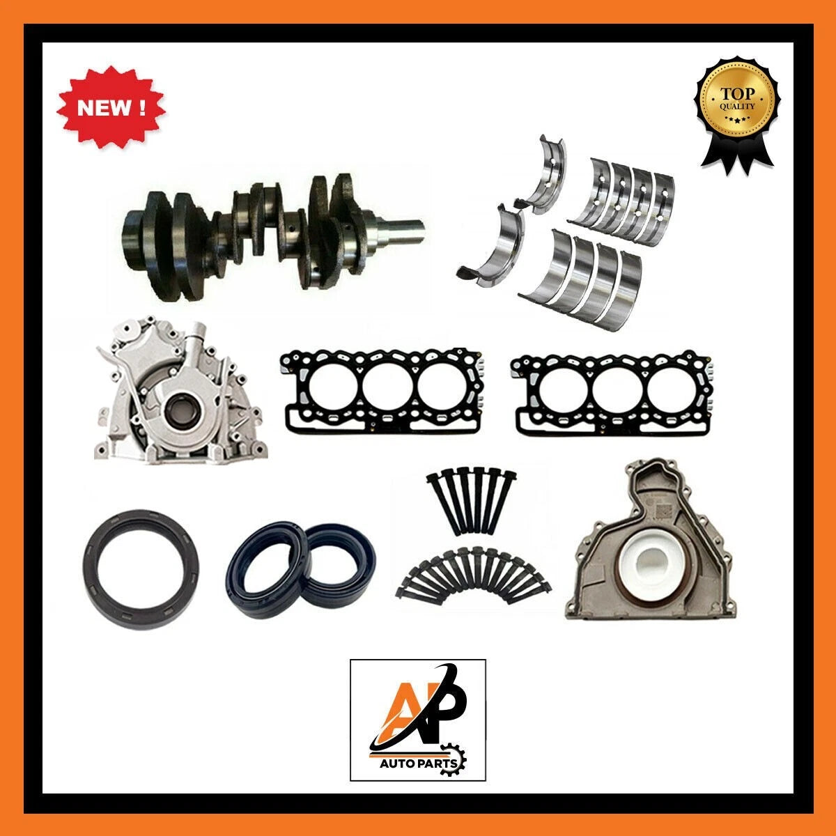 Crankshaft Engine Rebuild Kit Replacement for Jaguar 3.0 306DT (2000–2008)