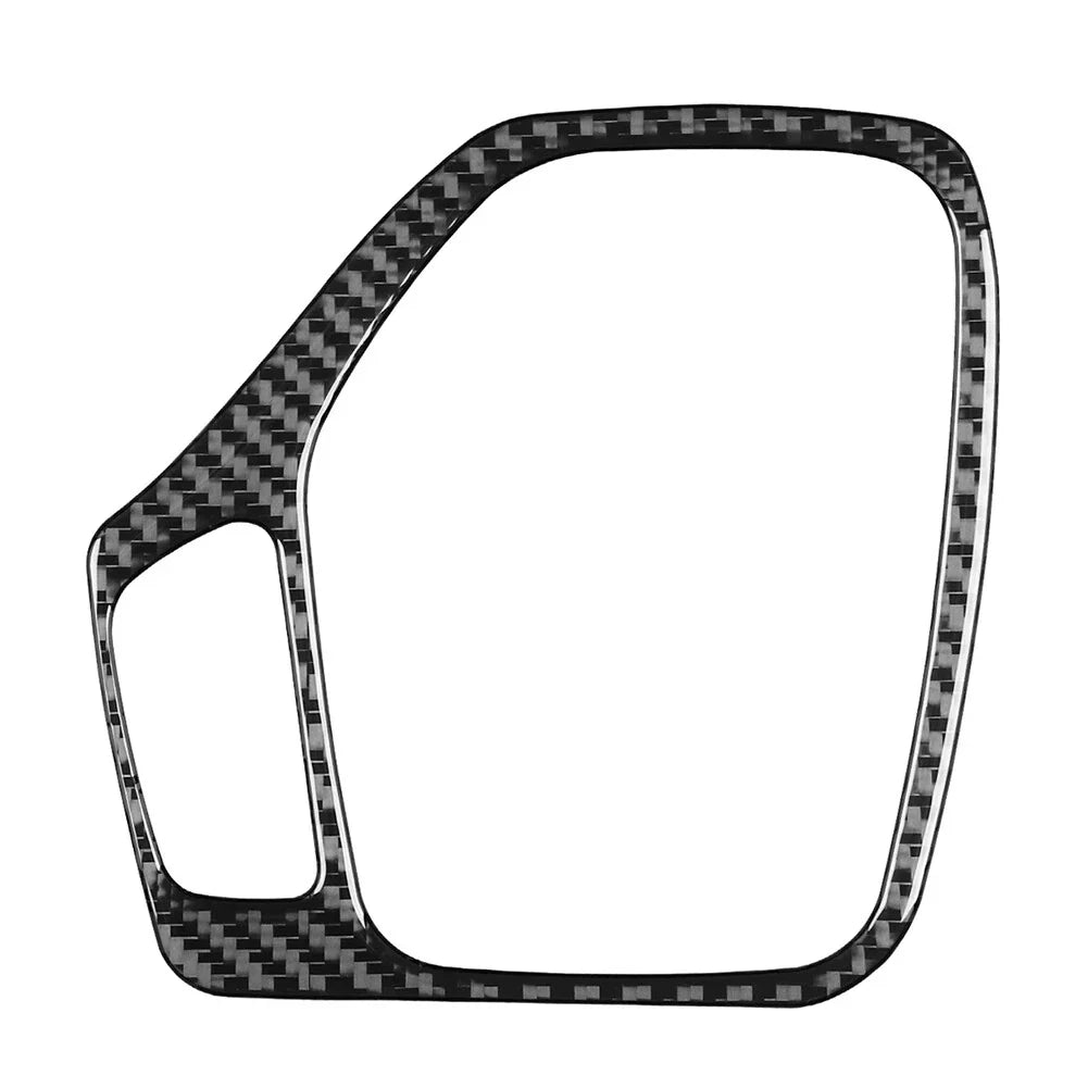 Carbon Fiber Black Gear Shift Panel Cover Trim for Jeep Cherokee (2014-2018)