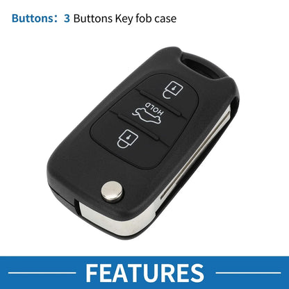 3 x Keyless Entry Remote Key Fob Shell Case for Hyundai I20 I30 I35 (2008-2017)