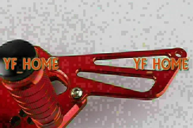 Red Rearsets Foot Pegs for Kawasaki Ninja 250R (2008)