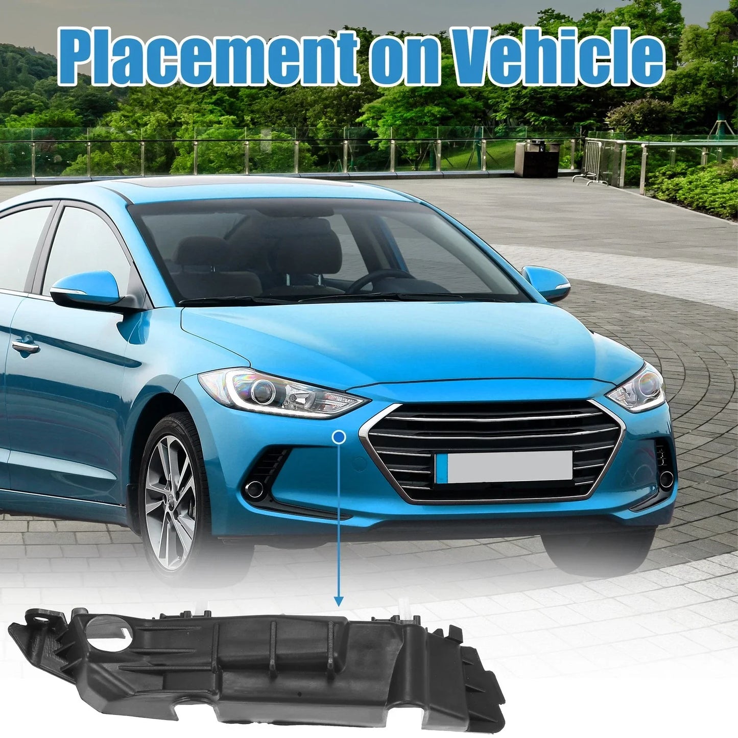 Front Bumper Support Bracket for Hyundai Elantra (2017-2023)