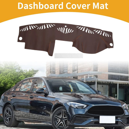 Dashboard Cover Mat for Mercedes C-Class W204 2008-2011 - Brown
